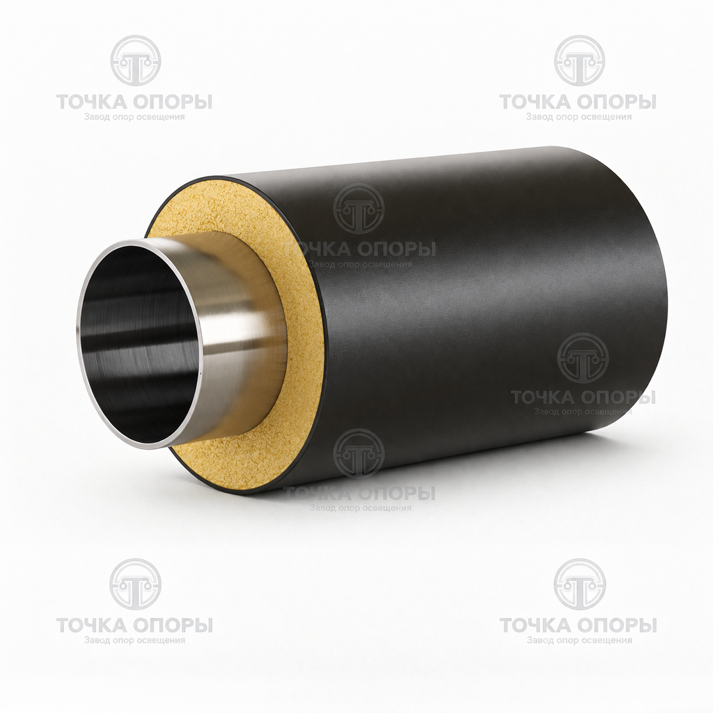 Труба ППУ полиэтиленовая оболочка 1200х1020х11 мм ГОСТ 30732-2006