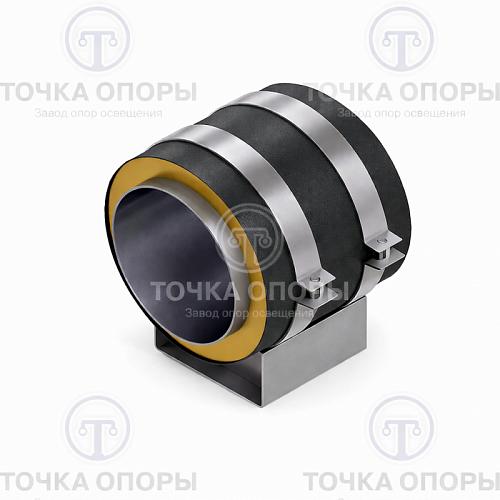 Скользящая опора СПОн 219/400.100 подкладная надземная для труб в ППУ