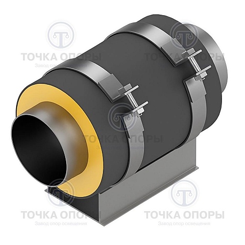 Скользящая опора СПО 133/225.100 подкладная для труб в ППУ