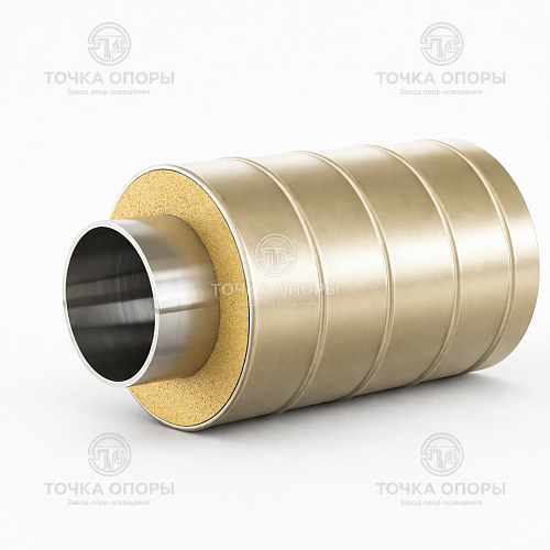 Труба ППУ стальная оболочка 450х325х7 мм ГОСТ 30732-2006